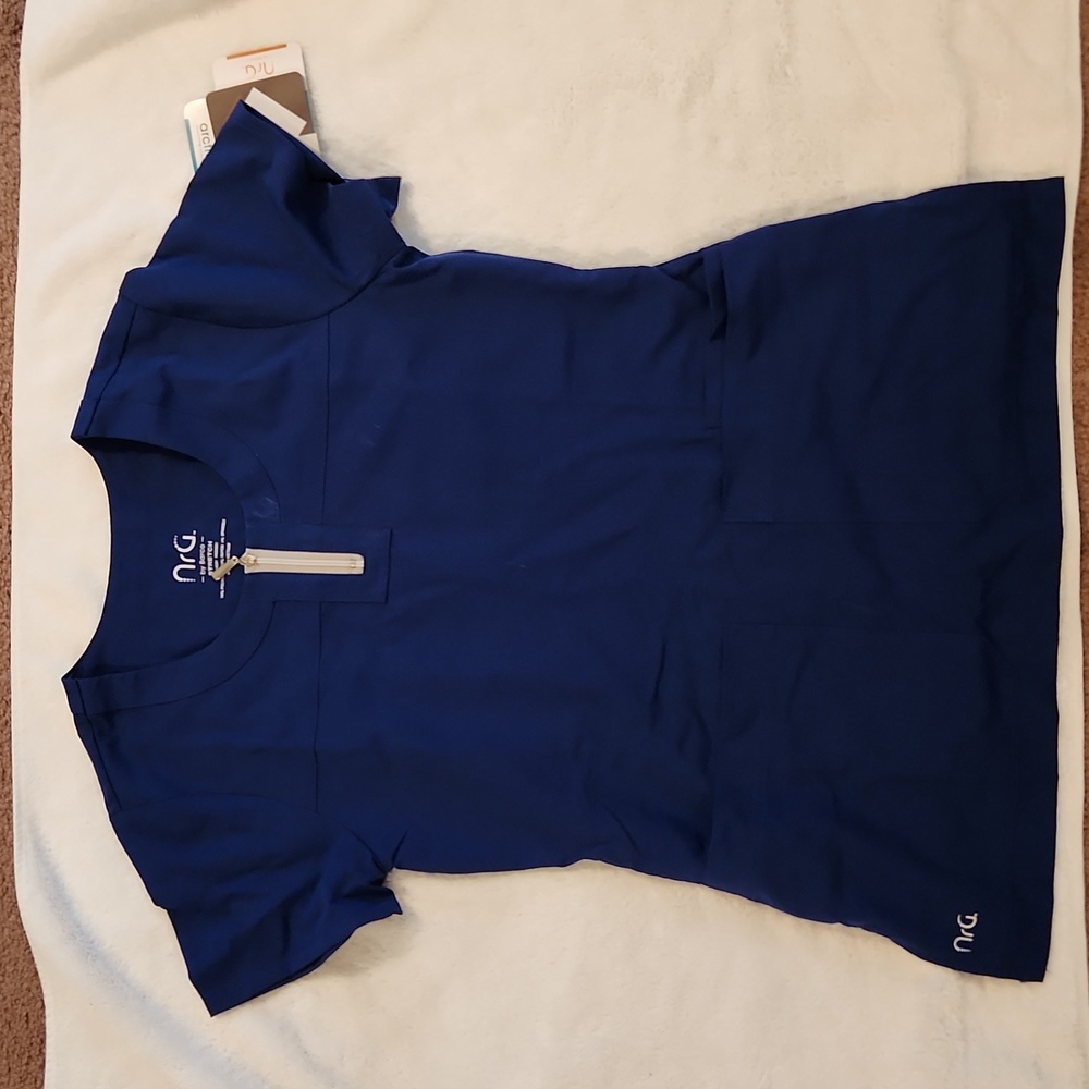 Scrub top Navy blue XS